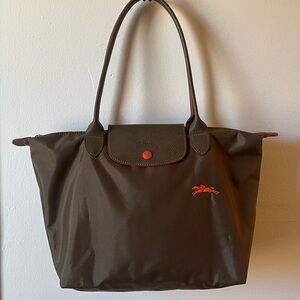 Olive Longchamp Tote Bag